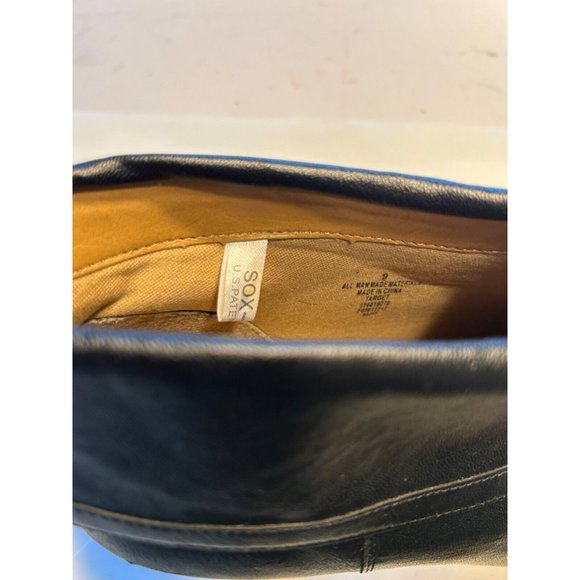 Women's Sox Tab Black Booties Target Size 9 Back Zipper - Picture 6 of 7